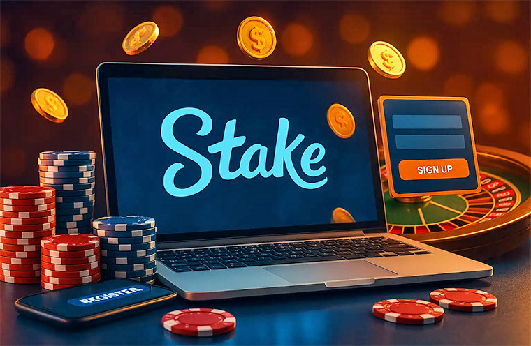 Виртуальное казино Стейк: старт игры и регистрация