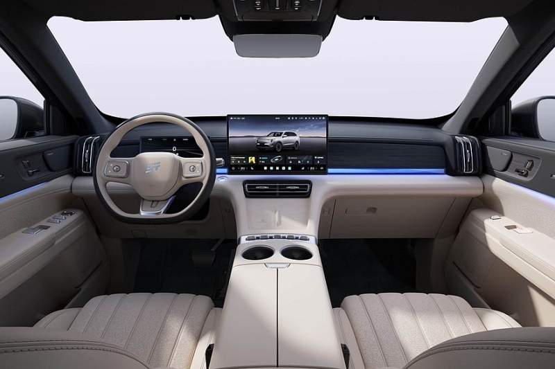 Большой кроссовер Jetour Shanhai L7 Plus готовится к старту продаж: показан интерьер