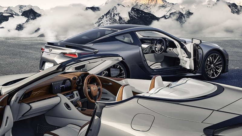 Посвежевшие купе и кабриолет Lexus LC 500 обзавелись спецверсией Pinnacle