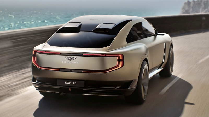 Программный концепт Bentley EXP 15: асимметричное кросс-купе без круглых фар