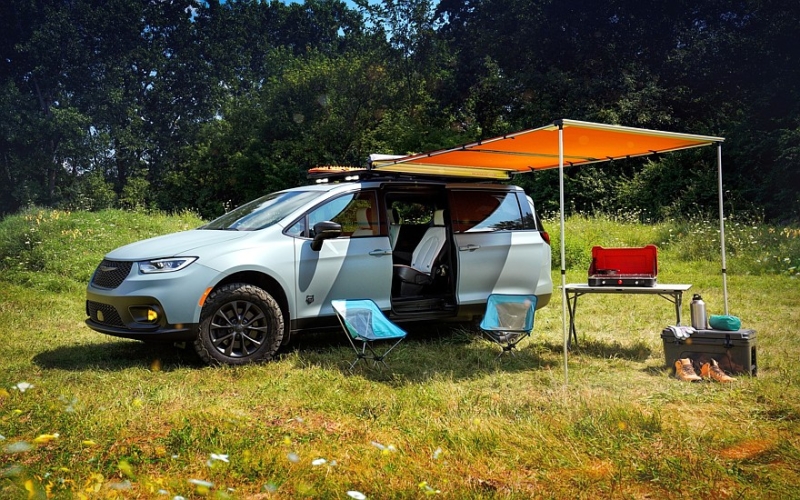 Минивэн Chrysler Pacifica прикинулся внедорожником: версия Grizzly Peak для турпоходов