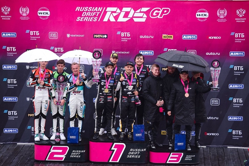 Тимофей Добровольский в сложнейших условиях одержал дебютную победу в RDS GP на «Красном кольце»