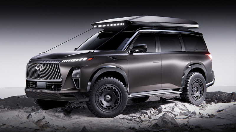 Внедорожник Infiniti QX80 «оброс» парой концептов с приставками Track и Terrain