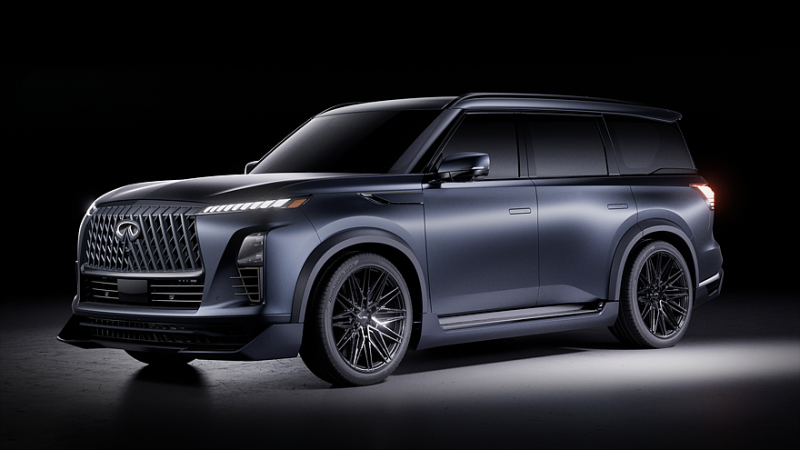 Внедорожник Infiniti QX80 «оброс» парой концептов с приставками Track и Terrain