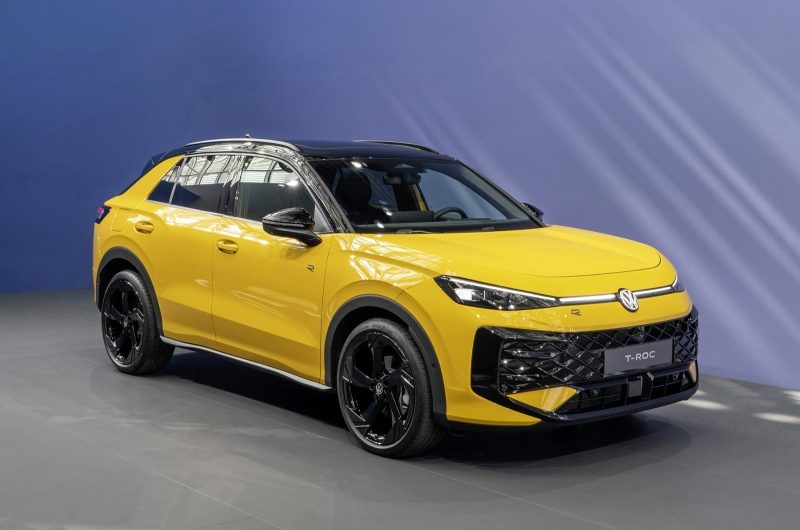 Volkswagen рассекретил кроссовер T-Roc нового поколения, цена известна