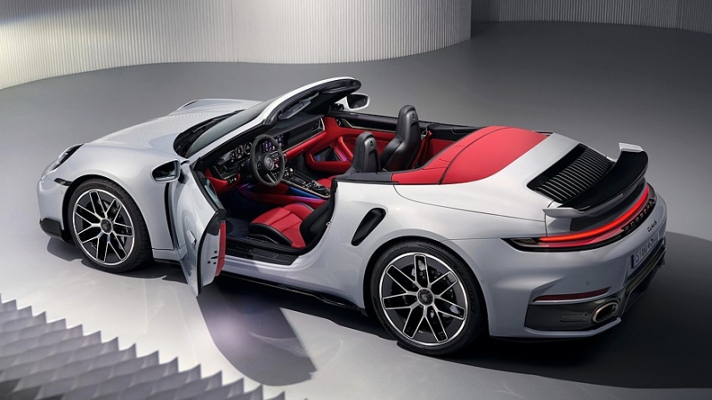 Обновлённый Porsche 911 Turbo S: гибридные 711 л.с., масса 1740 кг и 2,5 с до «сотни»