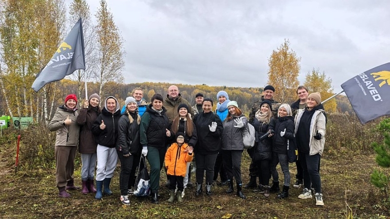 Gislaved в Калуге поддержал акцию по восстановлению лесов в Национальном парке «Угра»