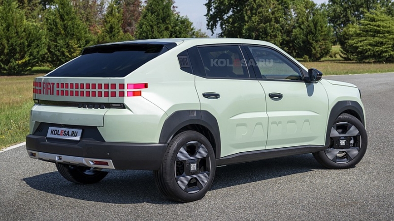 Новый купеобразный кроссовер Fiat Panda Fastback: первые изображения