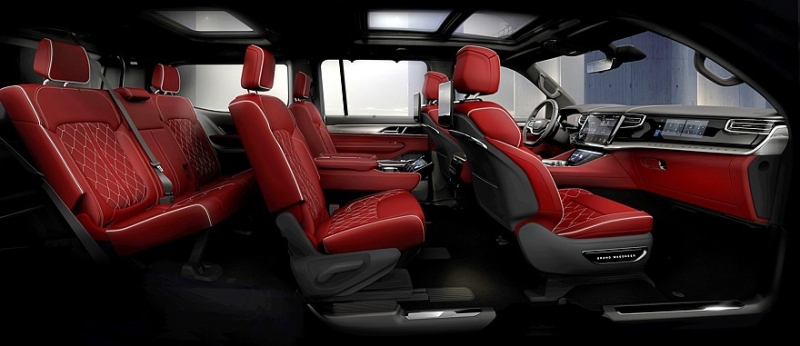 Обновлённый Jeep Grand Wagoneer: без хрома, без V8, но с мощной гибридной версией