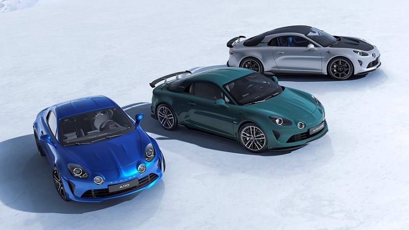Подробности о новом Alpine A110: масса 1300 кг, сменная батарея и, возможно, версия с ДВС