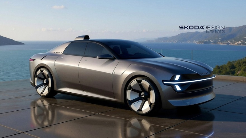 Skoda 100: потенциальный новый флагман чешской марки с заднемоторной компоновкой
