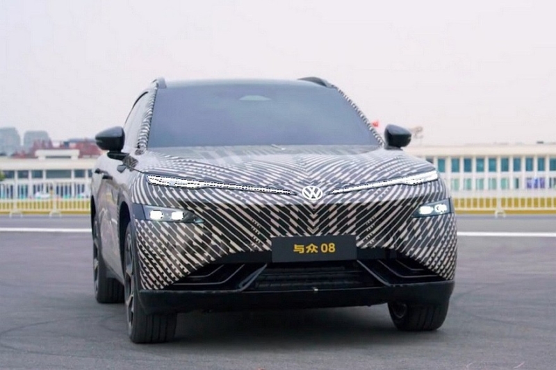 Новый кроссовер Volkswagen ID.Unyx 08 показали живьём