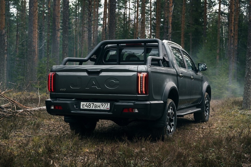 Пикап JAC T9 в России: к старту продаж готовится версия Urban с новой подвеской