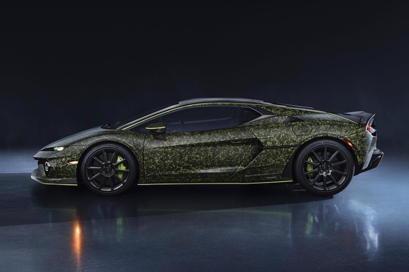 Пёстренькая роскошь: представлен уникальный Lamborghini Temerario Ad Personam