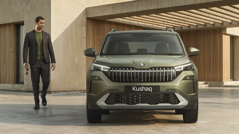 Обновлённый кроссовер Skoda Kushaq: более стильная внешность и пересмотренная техника
