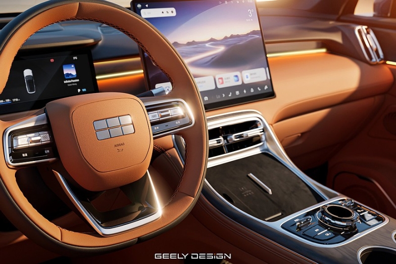 Новый кроссовер Geely Galaxy M7 готовится к старту продаж