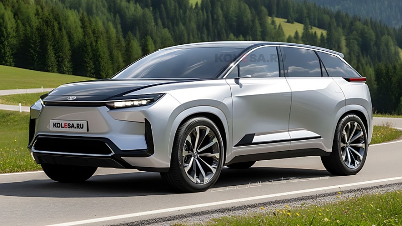 Новый трёхрядный кроссовер Toyota: первые изображения