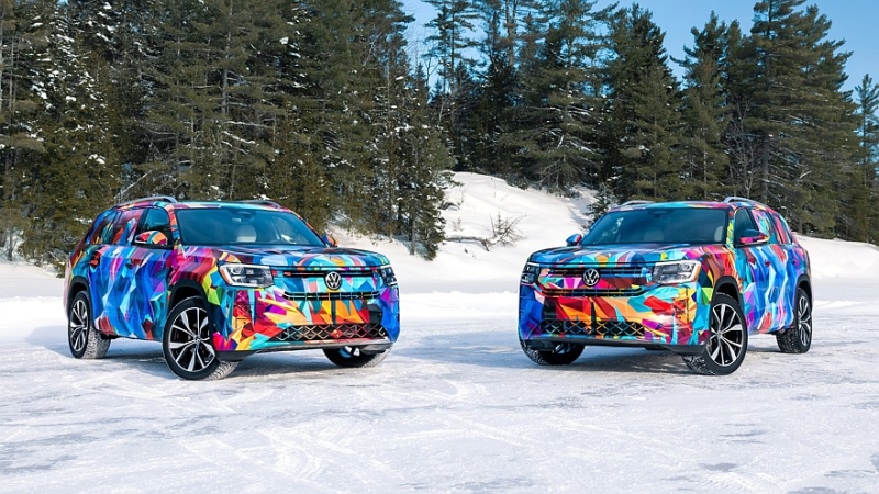 Новый Volkswagen Atlas для США готовится к премьере: есть отличия от &laquo;китайца&raquo;