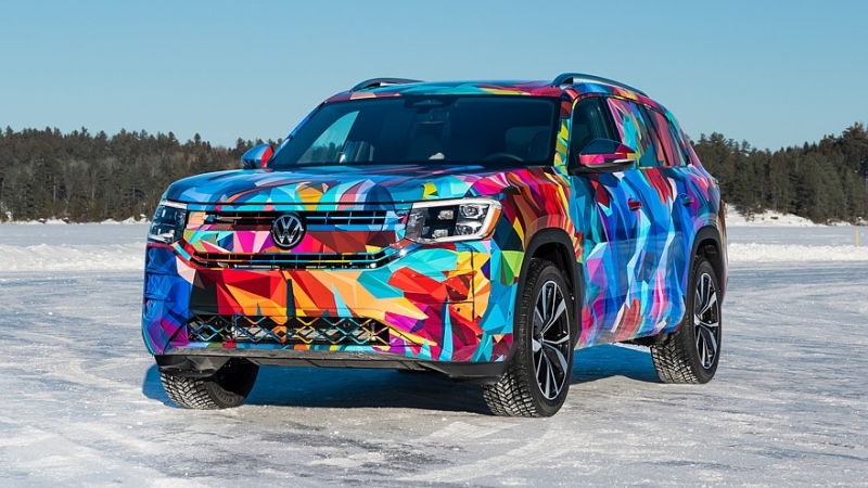 Новый Volkswagen Atlas готовится к дебюту в США: первое фото салона