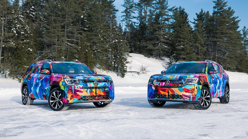 Новый Volkswagen Atlas готовится к дебюту в США: первое фото салона