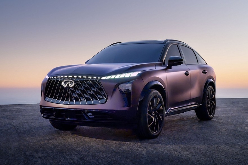 Серийный Infiniti QX65, вдохновлённый Infiniti FX: первые официальные кадры и дата премьеры