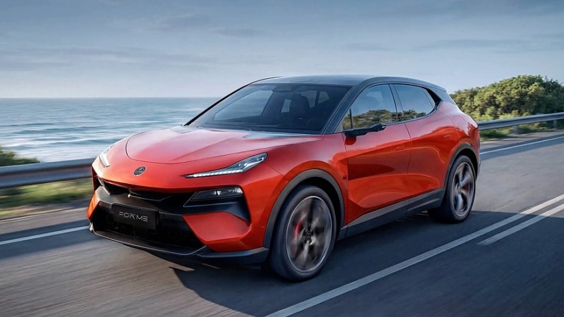 В Китае представлен plug-in гибридный кроссовер Lotus For Me с техникой от Zeekr