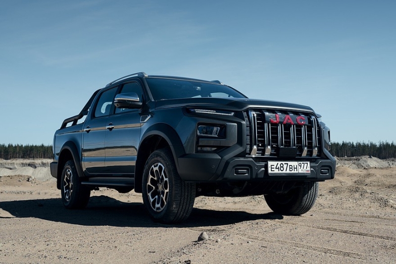 Флагманский пикап JAC T9 в России: теперь с дизелем, цена известна