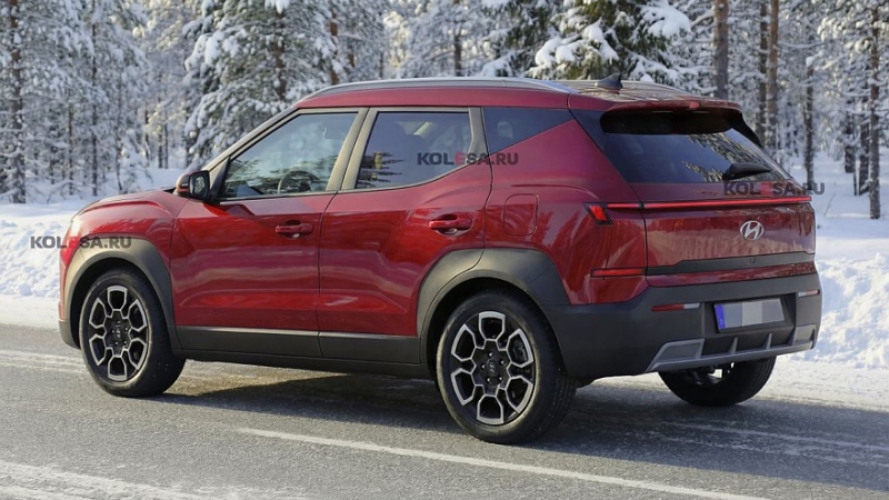 Hyundai готовит новый кроссовер Bayon: первые изображения