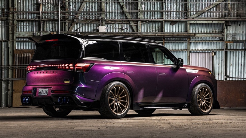 Infiniti QX80 R-Spec получил от Nissan GT-R Nismo бутурбомотор V6 с отдачей более 1000 л.с.