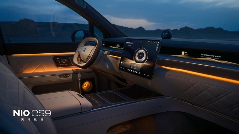 Переизобретение флагмана: большой кроссовер Nio ES9 раскрыл свой роскошный салон